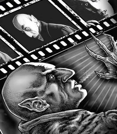 Promo Artwork for Radiohead X Nosferatu