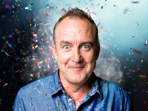 Photo of Jimeoin by James Penlidis and Steve Ullathorne