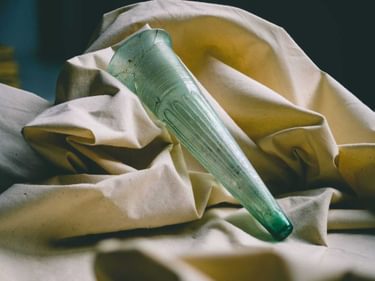 5th century glass conical beaker from Highdown Hill