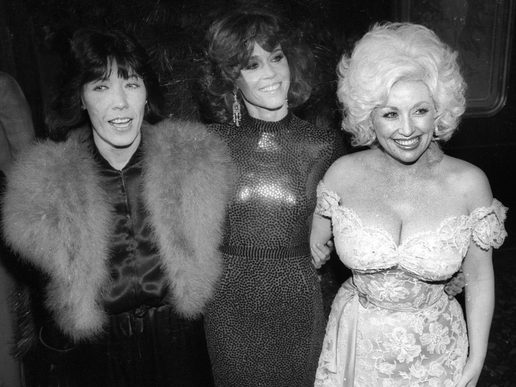 Lily Tomlin Jane Fonda and Dolly Parton USA New York City